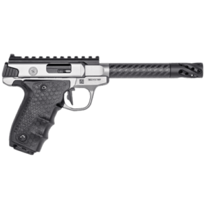 SMITH WESSON SW22 VICTORY TARGET PERFORMANCE CENTER 22LR 10 SHOT STAINLESS STEEL CARBON FIBER BARREL TWO MAGS