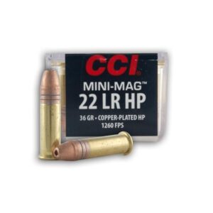 CCI 22LR MINI MAG 36GR HV HP 500 PK 1260FPS