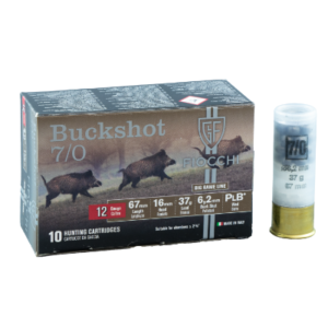 FIOCCHI 12G BUCKSHOT SSSG 37GM 26 PELLET (10 ROUNDS)
