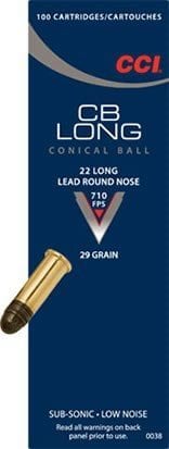 CCI 22 SHORT CB 29GR LRN 100 PK 710FPS (100 ROUNDS)