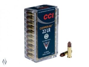 CCI 22LR 22 COPPER 21GR HP 1850FPS