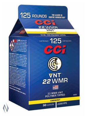 CCI 22WMR VNT 30GR 125 RND POUR PACK