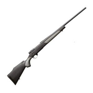 WEATHERBY VANGUARD 308 BLUED SYNTHETIC No 2 WITH 24 INCH BARREL 1 INCH MOUNTS AND ZERO TECH THRIVE 3-9×40 SCOPE PACKAGE