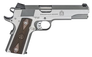 SPRINGFIELD 1911 GARRISON 9x19mm STAINLESS FINISH 9 SHOT 127mm BBL