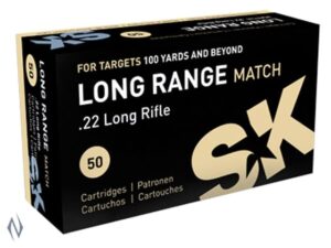 SK 22LR 40GR LONG RANGE MATCH 1106FPS (500 pack)