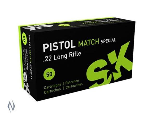 SK 22LR 40GR PISTOL MATCH SPECIAL 955FPS 500pk