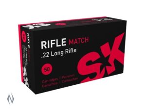 SK 22LR 40GR RIFLE MATCH 1050FPS (50 ROUNDS)