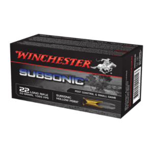 WINCHESTER SUBSONIC 22LR 40GR HP (500 ROUNDS)