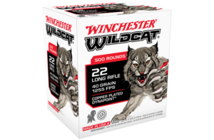 WINCHESTER WILDCAT 22LR 40GR COPPER PLATED SOLID (500 RDS)