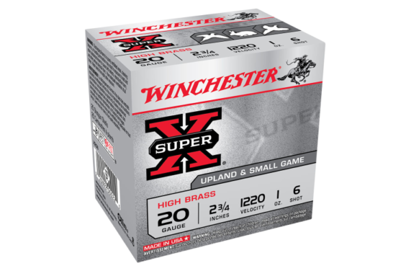 Winchester Super X 20G 6 2-3/4 28gm HS (250 Rounds)