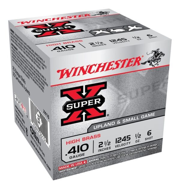 Winchester Super X 410G 6 2-1/2 inch 14gm (25 ROUNDS)