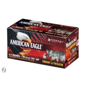 FEDERAL 6.5 GRENDEL 90GR JHP VARMINT PREDATOR (50 Round)